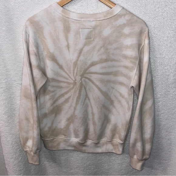 Abercrombie & Fitch Soft A&F Tie Dye Pullover Crewneck Sweatshirt XS Beach - Picture 4 of 10